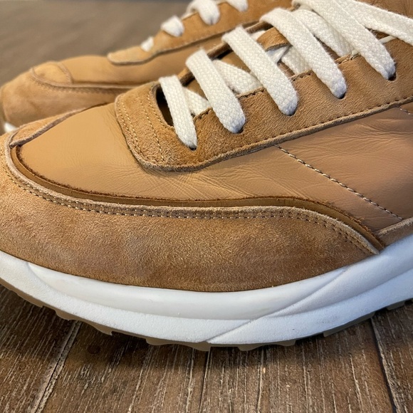 Common Projects | Tan Track 80 Leather Designer Sneaker Women’s 39 US 8.5 - Picture 10 of 12